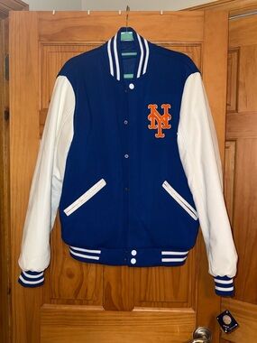 New York Mets JH Design Reversible Fleece Jacket